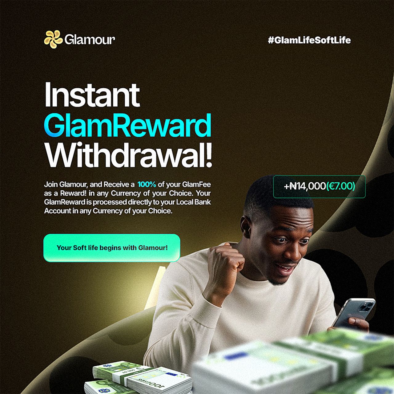 Glamour lifestyle earning platform